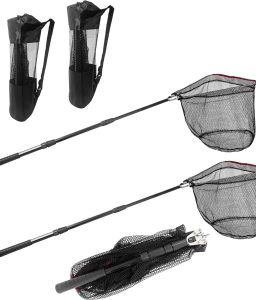 Portable Telescopic Fishing Net with Handle and Storage Bag